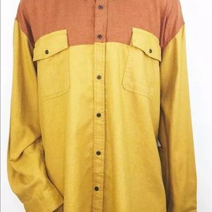 NWT Men Flannel - Colorblock